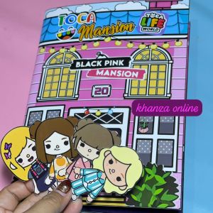 New Product - TOCA MANSION BLACK PINK - PAPER DOLLS MANISON TERBARU MAINAN EDUKATIF ANAK