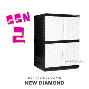 LEMARI PAKAIAN PLASTIK TABITHA NEW DIAMOND [TABBOX]