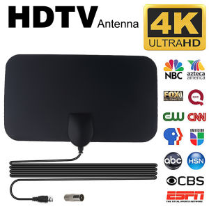 3000 Miles Indoor Digital HD TV Antenna ​with DVB-T2 Booster Amplifier ISDBT Satellite Signal Receiver