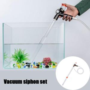 Aquarium fish tank manual water change sand washer siphon suction sand cleaning set water change pipe