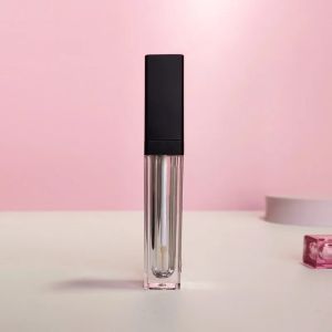 10/30/50pcs 8ml Empty Clear Lip Gloss Tube With Mirror and LED Light DIY Square Lip Glaze Tube Lip Oil Sample Cosmetic Container