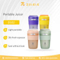 ZOLELE Zi102 USB Rechargeable Portable Juicer Blender Mini Vegetables Fruits Electric Juicer. 