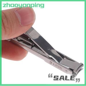 zhaoyanping 1PC Ultra-Thin Nail Clippers Collapsible Portable Travel Fingernail Keychain Nail Scissors Cutter Stainless Steel Manicure Tool