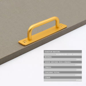 Door Handle Pegangan Pintu Bahan Aluminum Minimalis Heavy Duty Gagang Pintu Kayu Serbaguna