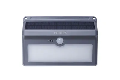 Philips Lighting ไฟติดผนังโซลาร์ รุ่น BWS010 Gen2 แสงขาว 6500K ความสว่าง 50/100/300ลูเมน โฉมใหม่