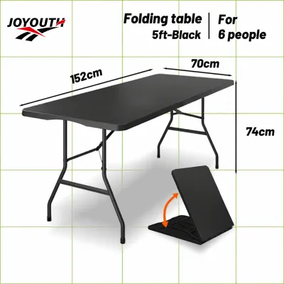 4FT/6FT Heavy Duty Folding Table - Portable Dining/Outdoor/Camping/Set up a stall/Room/School