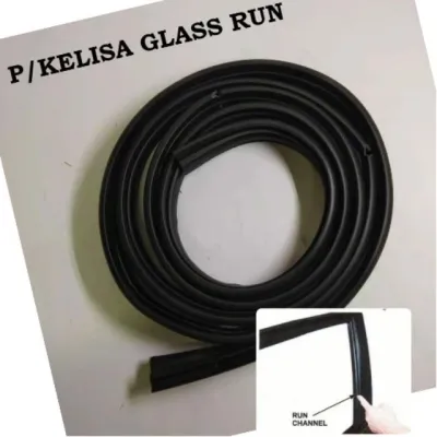 Kelisa door Glass Run channel Getah Pintu Cermin -1CAR 4PC