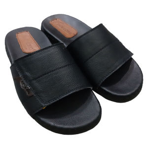 [HCM]Dép Nam Quai Ngang Da Bò Thật TIẾN CÔNG Cao Cấp Đế Doctor Bền Đẹp TCF1068