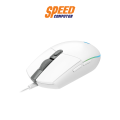 [รับฟรี แผ่นรองเมาส์]LOGITECH GAMING MOUSE G102 LIGHTSYNC WHITE By Speed Computer. 