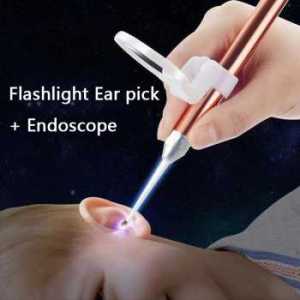 Pembersih Telinga Korek Kuping Ear Spoon LED 7 PCS dan 9 PCS / Set Pembersih Telinga Korek Kuping Ear Spoon Tool 9 PCS / Pembersih telinga 1 set full Pembersih telinga led kamera Pembersih telinga kamera