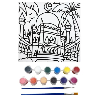 🇸🇬📦🚚 DIY Canvas Panel Painting Set - Singapore Edition | Art Craft | Fun Activity | Kids Goodie Bag