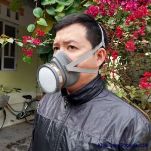 Mặt Nạ Chống Độc 3200 Phun Sơn Pu Chống Độc Chống Bụi Mịn Nhà Máy