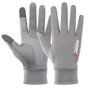 Găng Tay Ngắn Sport Kín Và Hở Ngón Tiện Lợi Sử Lái Xe Dụng Điện Thoại Bảo Vệ Chống Nắng Tia UV Lụa Lạnh Thoáng Mát 2 Màu Hở/Kín Ngón Đa Năng Cao Cấp