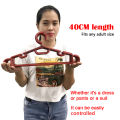 36pcs Plastic Hanger Adult hanger Drying Cloth Hangers 3 Dozen Coat Clothes Hanger Non-breakable  (Round). 