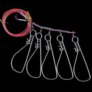 [COD] Cozyroom 3.5 Meters Fishing Rope Stainless Steel River Fish Lock Buckle Outdoor Fishing Tackle Lanyard Carp Fishing Accessories