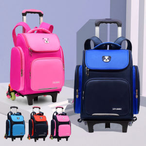 Ready Stock- 6 Wheels Good Quality Trolley Luggage Bag Rolling Backpack Trolley School Bags Kids Luggage & Travel Bag ✅✅✅✅✅✅**** PRINTING CUSTOM LOGO AVAILABLE *****✅✅✅✅✅✅