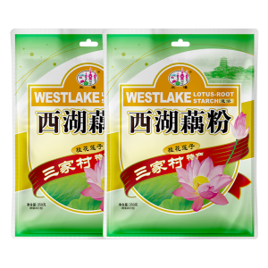 West Lake Lotus Root Starch Osmanthus Lotus Seed Instant Powder Chinese Traditional Healthy Breakfast Dessert Hangzhou Specialty