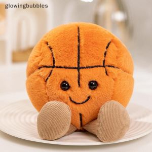 Glowingbubbles 1PC Birthday Gift Super Cute Basketball Football Tennis Baseball Billiards Plush Toys Soft Stuffed Balls Pillow Players Souvenir GBS