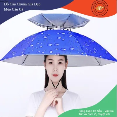 Ô Đội Đầu Che Nắng Mưa Đi Câu Tiện Lợi Thông Minh