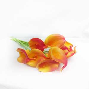 Tanaman Hias Tangkai Bunga Plastik Artificial Latex Calla Lily Pajangan Dekorasi Ruangan Rumah PBP99