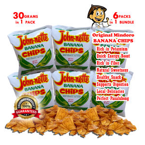 Banana Chips Original John-nette Mindoro Best Bundles Local Pasalubong Delicacies Snacks Kutkutin Delight Snack Sweet Honey Glazed Family Adult Kids Party