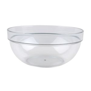 Ready Stock/ Transparent plastic face wash bowl