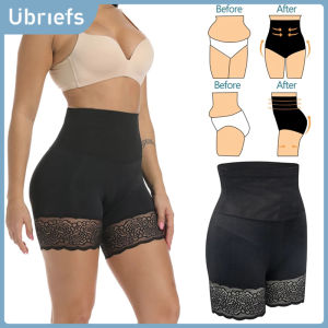 KUCHAR Lace High Waist Shapewear Waist Trainer Body Shaper Butt Lifter Tummy Control Reducing Panties Shaping Modeling Girdles Slimming ​Shorts ​Safety Pants Underwear