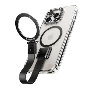 OATSBASF Magsafe Magnetic Anti-fall Phone Case With Lanyard Detachable Phone Ring For iPhone 16 Pro Max/16 Pro/ 16 Plus/16/15 Pro Max