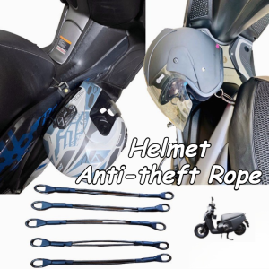Helmet Anti-theft Rope Anti-theft Reminder Rope Motorcycle Transparent Full Helmet Storage Wire Rope