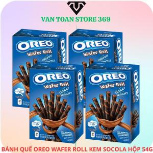 Bánh quế OREO wafer roll kem socola hộp 54g