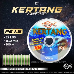 Senar PE Kertang X8 100 300 Meter Relix Nusantara PE Benang Pancing PE 1 2 3 4 5 Multicolour