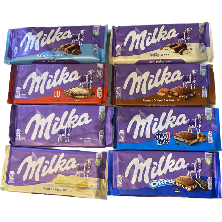 Milka Chocolates ( Assorted Flavors) - 100g | Lazada PH