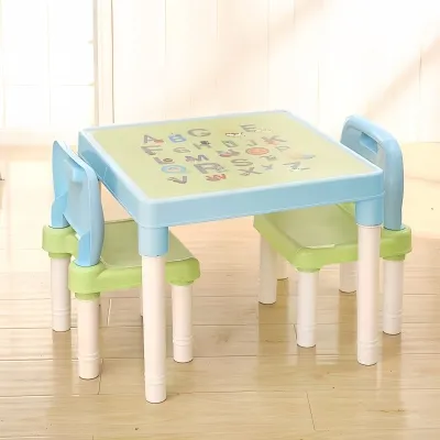 kids table and chair set Kids Study Table baby playing table Child Home Learning Drawing Teaching Desk Chair Set