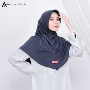 Altalita - Hijab Bergo Hamidah Sport Menutupi Dada Bahan Jersey Spandek High Quality Pad