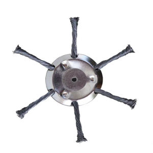 6 Steel Wire Grass Trimmer Head Universal Weed Brush Cutter Blade for Lawn Mower Gardening Tool grass trimmer head
