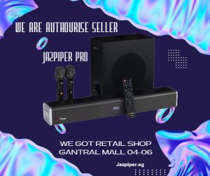 Jazpiper Pro 2 2025 2nd Gen 90W High Powered Speaker KTV System All in one family Karaoke New Arrival SG Ready Stock ❤️Grand Opening (Tai Seng Grantral Mall) ❤️ BUY NOW GET A FREE GIFT 10/10 PROMO ONLY