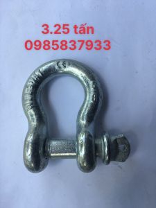 Ma ní 3.25 tấn chốt vặn ren Kawasaki Nhật tại Máy NTT dùng để móc nối các thiết bị cẩu kéo an toàn thuận tiện