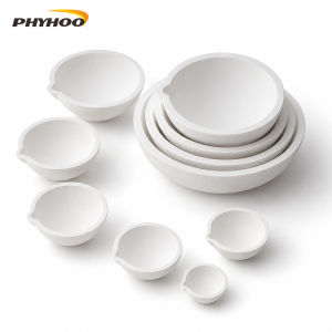 PHYHOO 100/250/500/1000g Ceramic Melting Crucible High Temp Smelting Bowl for Gold Platinum Metal Casting Jewelry Making Tools