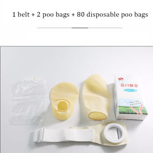 Stoma bag waist belt reusable stool bag leaky fistula bag disposable rectal rerouting fistula stool bag cover bag waist belt type