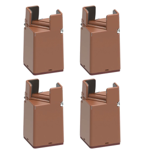 4 cái nội thất có thể điều chỉnh chân ghế risers với kẹp kiểu vít chịu lực cao Ghế Bàn sô pha Raiser Ghế chân bảo vệ pad