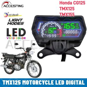 for Honda TMX125 CG125 Digital Speedometer Motorcycle LED Digital Meter LED Gauge