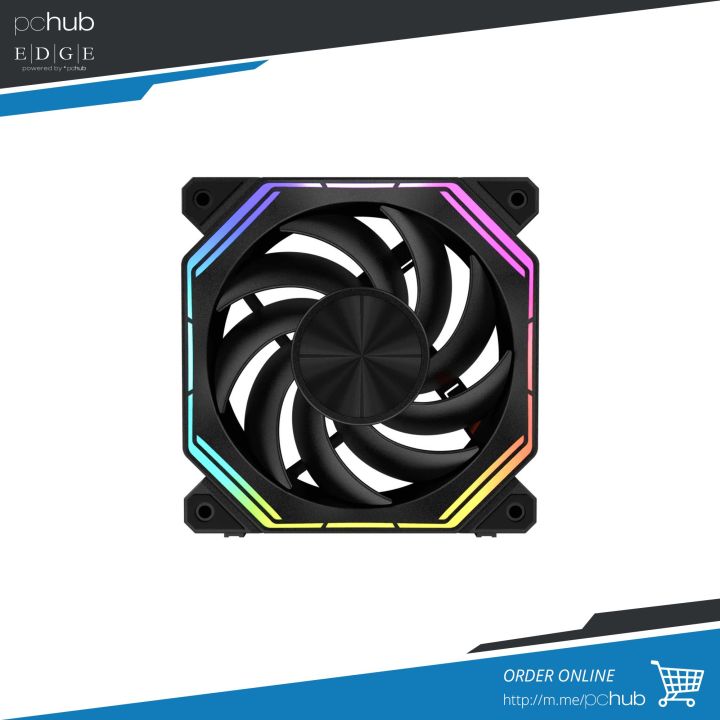 Dark Flash Infinity Reverse Fan PChub | darkFlash Infinity 34R aRGB reverse black, 1 pack, 120mm, aux ...