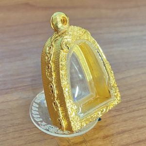 กรอบพระ พระรูปหล่อ หลวงพ่อเงิน กรอบภายในขนาด 2.2*3.0cm ทองไมครอน ชุบน้ำทอง 5K 🔥เกรดดีที่สุดในตลาด ‼️ราคาส่ง‼️