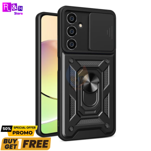 PROMO Case Samsung Galaxy A16 Military Slide Camera Ring Magnetic + GRATIS TG 9D BLUE LIGHT SPY