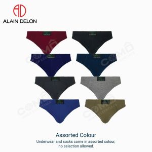 Alain Delon (5 Pcs) Men’s Soft Breathable Cotton Mini Underwear for Everyday Essential Comfort – AD5593