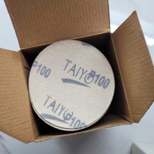 Amplas bulat velcro 4" merek taiyo 100pcs