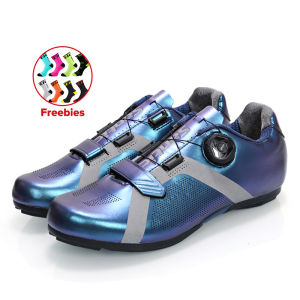 Santic Men Cycling Shoes Non-Locking Rubber Outsole Breathable Women Road Bike Shoes Non Cleats Cycling Shoes S20016