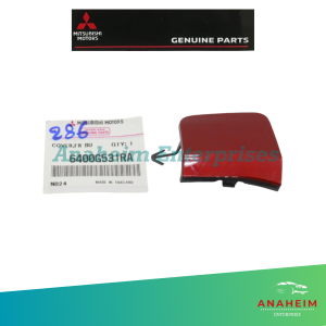 Mitsubishi Mirage Hatchback 2016 - 2020 Tow Hook Cover Metallic Red - 6400G531RA
