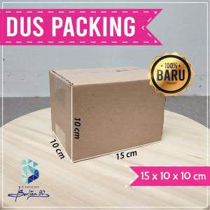 (isi 10 dus) KARDUS PACKING UK. 15x10x10 CM . COCOK BUAT PACKING BARANG DAN PINDAHAN.