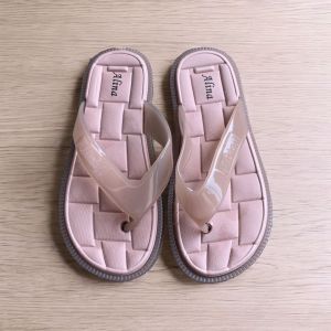 Sandal Jelly Wanita Terbaru/Sendal Jepit Flat Alina 899-S1 /Sendal Karet Teplek Import Kekinian